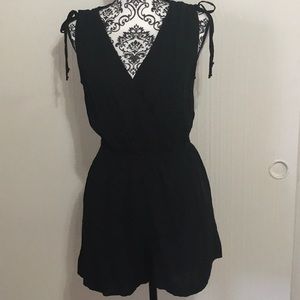 Black romper fully lined size small.